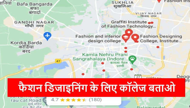 फैशन डिजाइनिंग के लिए कॉलेज बताओ